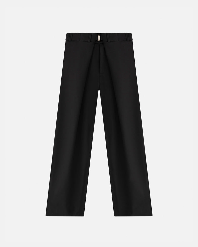 Basics Buckled Tailored Trousers Black