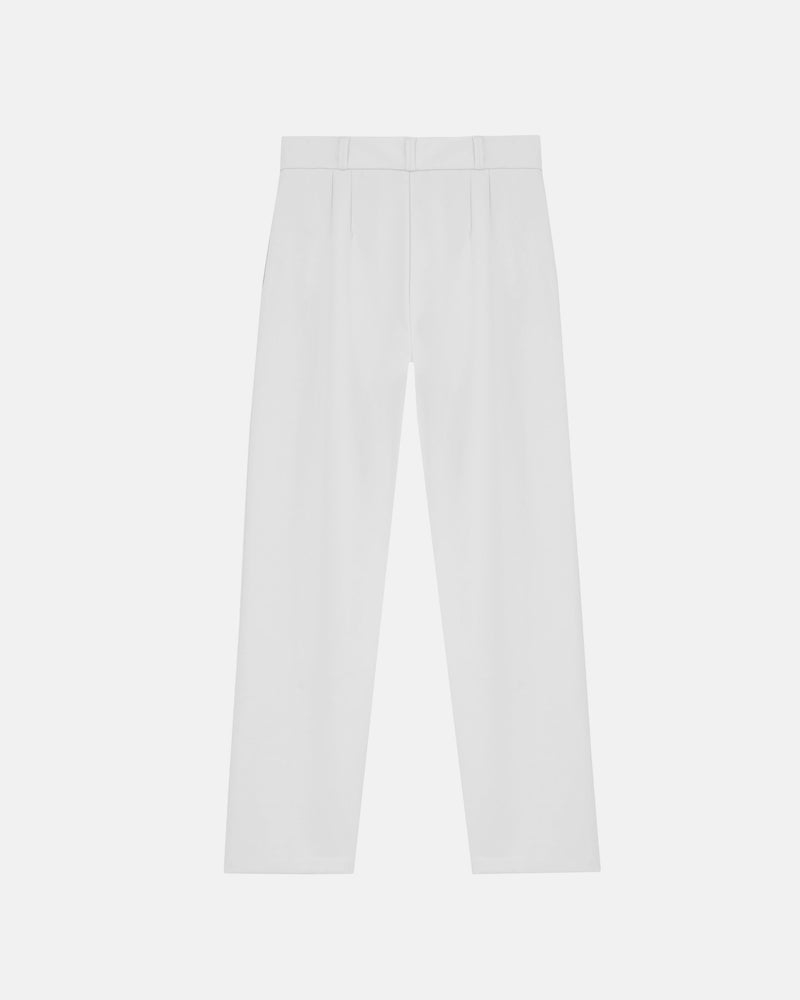 Basics Buckled Tailored Trousers Gray