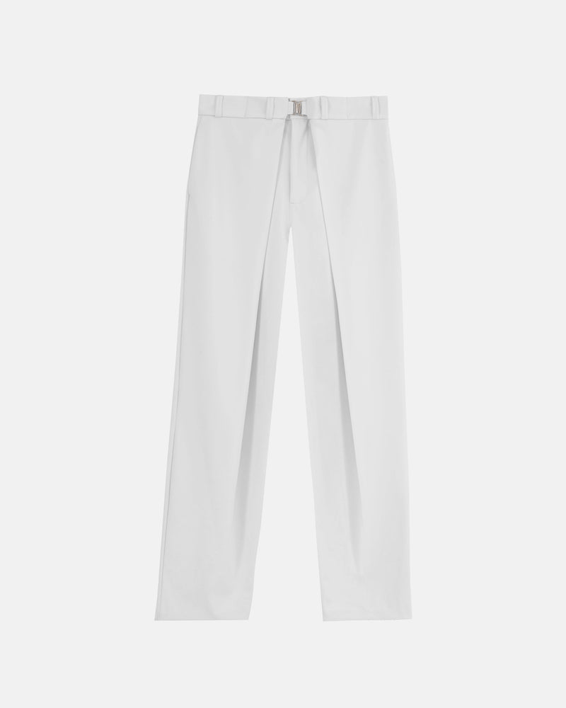 Basics Buckled Tailored Trousers Gray