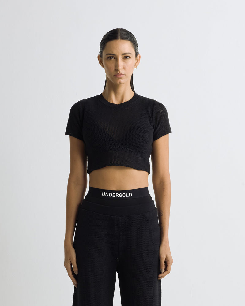 Basics Knit Baby Tee Black