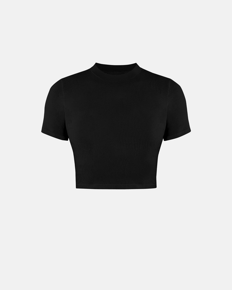 Basics Knit Baby Tee Black