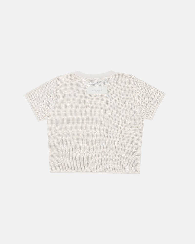 Basics Knit Baby Tee Cream