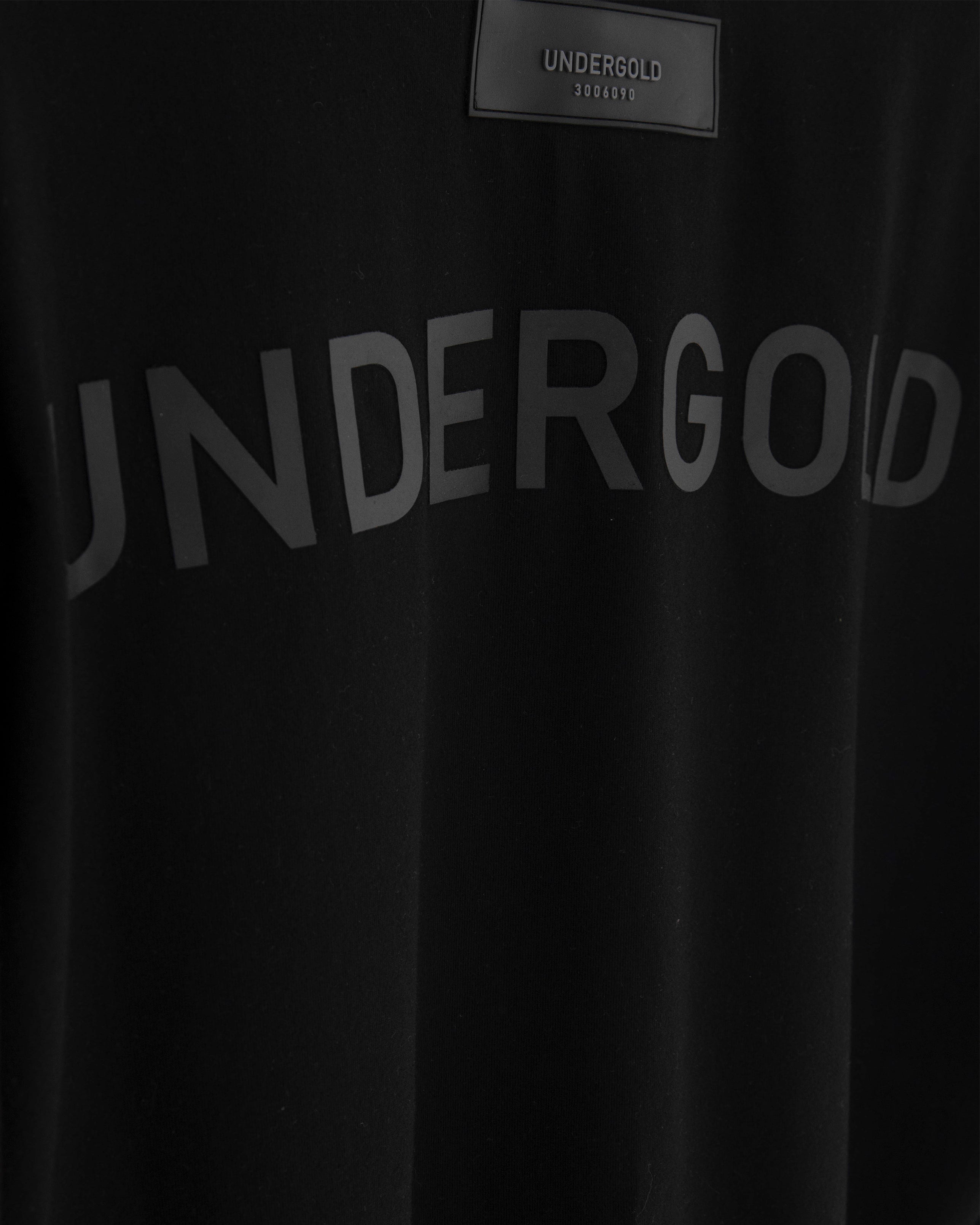 Line Logo Tshirt Black – UNDERGOLD CORP