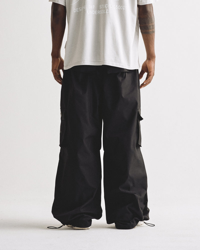 Basics Parachute V2 Cargo Pants Black