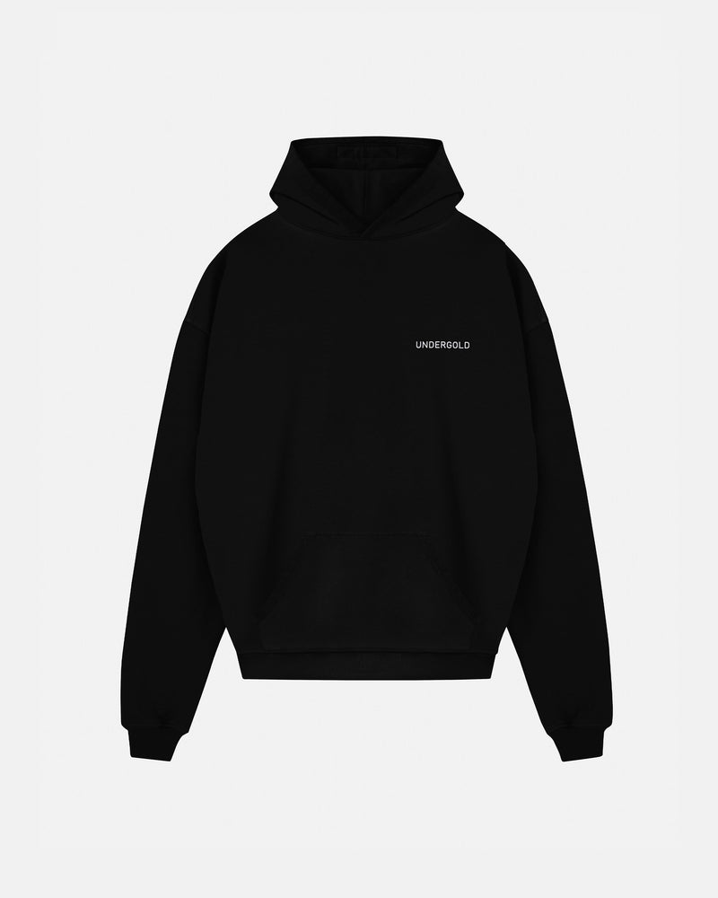 Basics Tiny Logo Hoodie Black