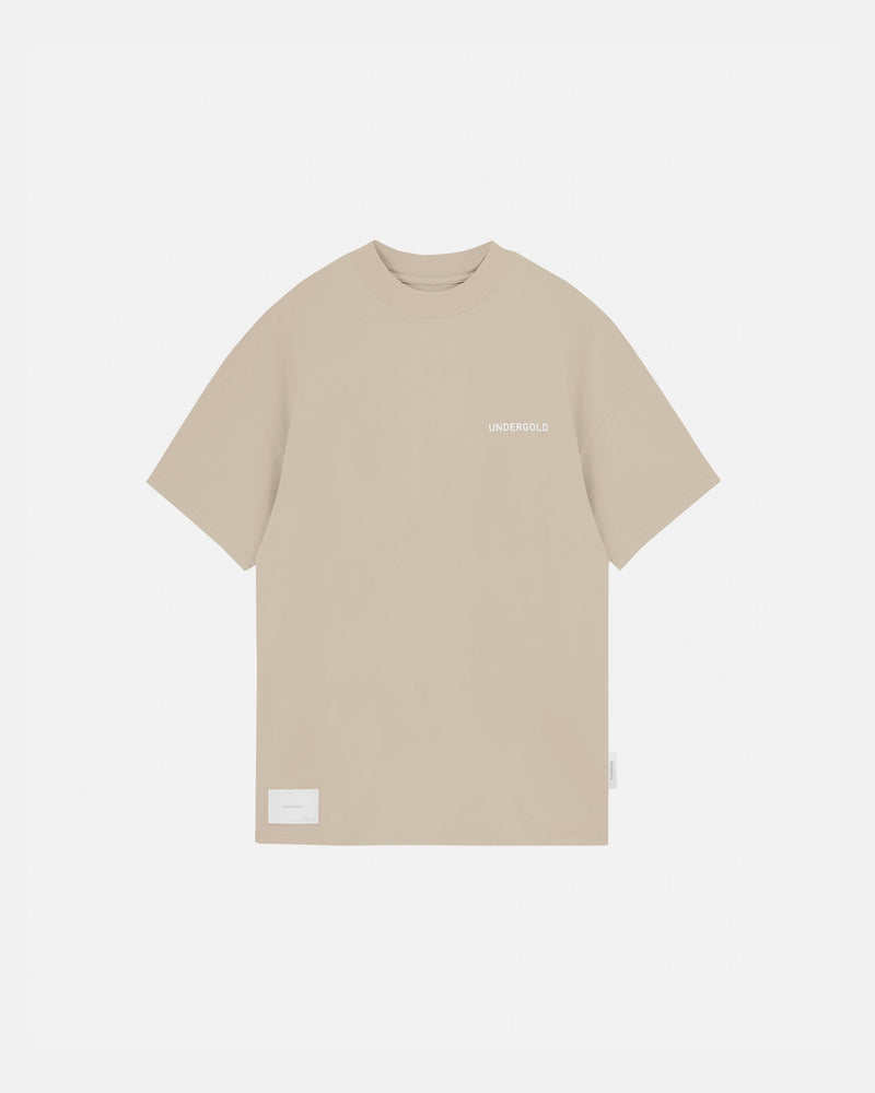 Basics Tiny Logo Regular Fit T-shirt Cream