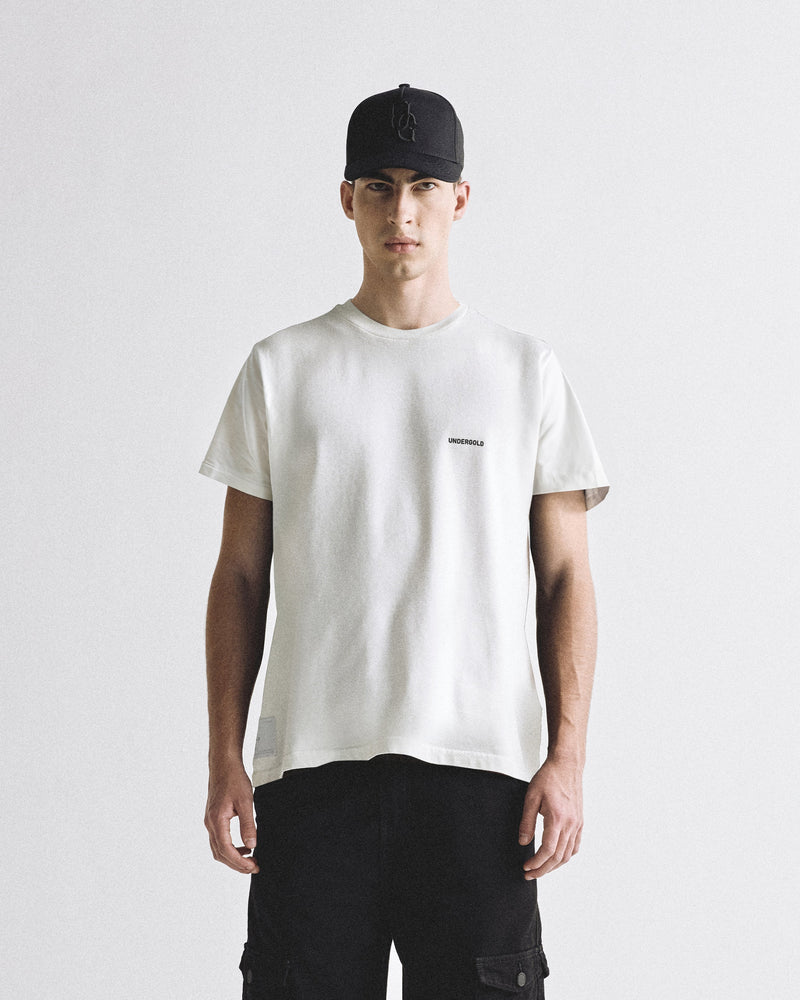 Basics Tiny Logo Regular Fit Tshirt White