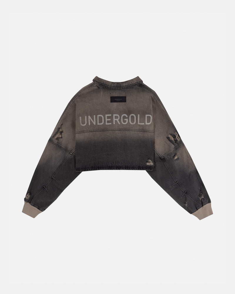 Basics Undergold Cropped Jacket Dirty Black