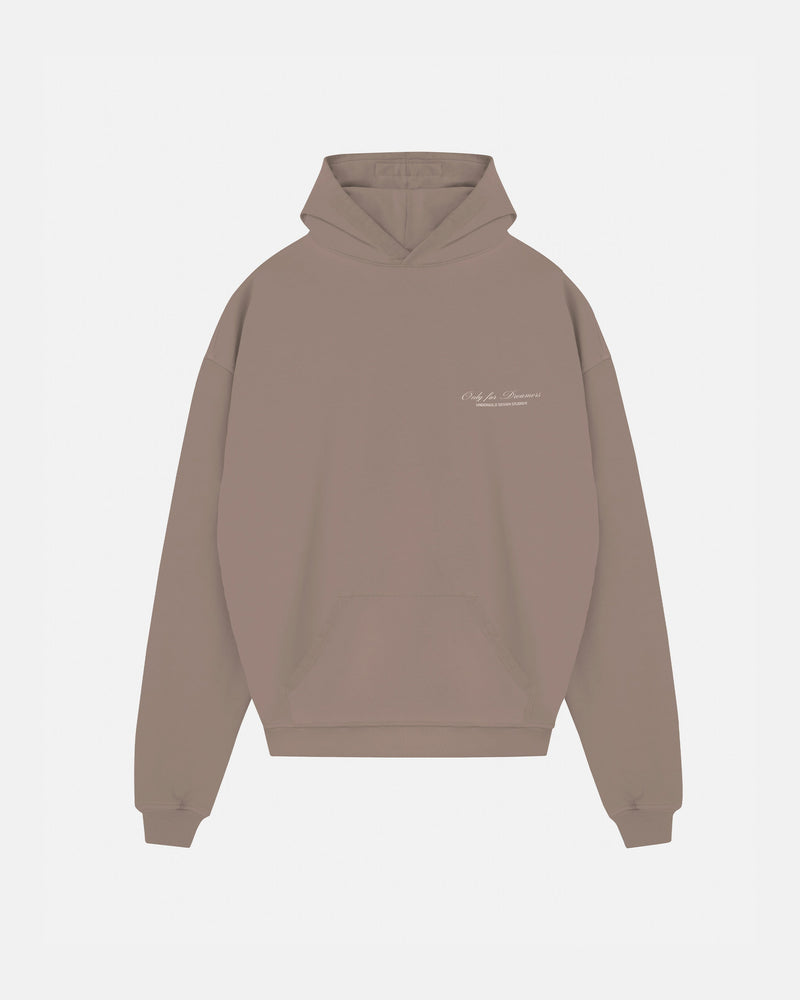 Dreamers Basic Hoodie Brown