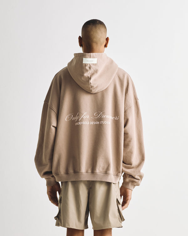 Dreamers Basic Hoodie Brown