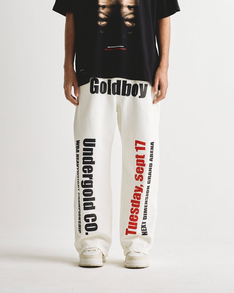 Dreamers Goldboy Straightpants White