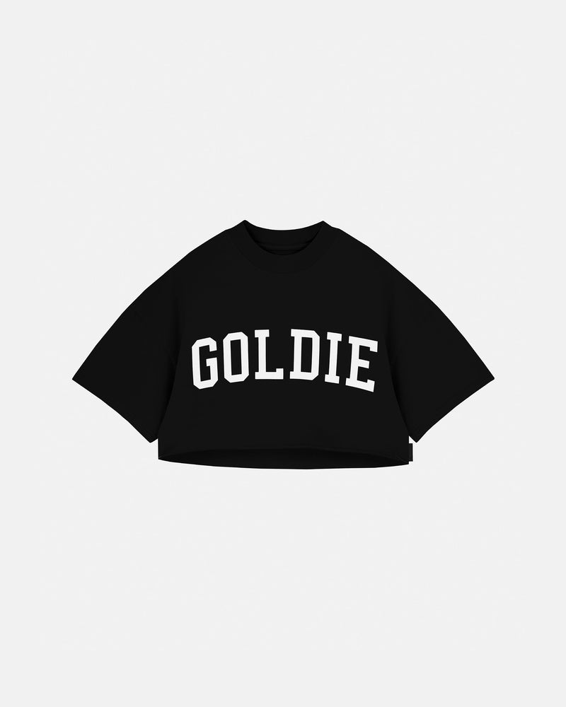 Dreamers Goldie Crop Top Black