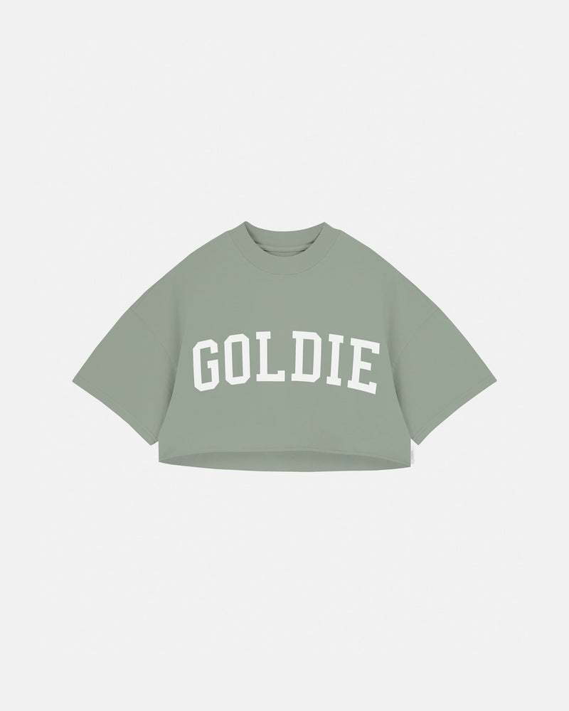 Dreamers Goldie Crop Top Green