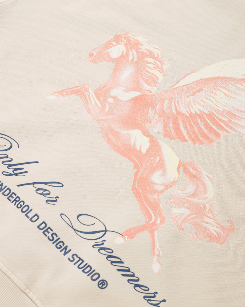 Dreamers Pegasus Hoodie Cream