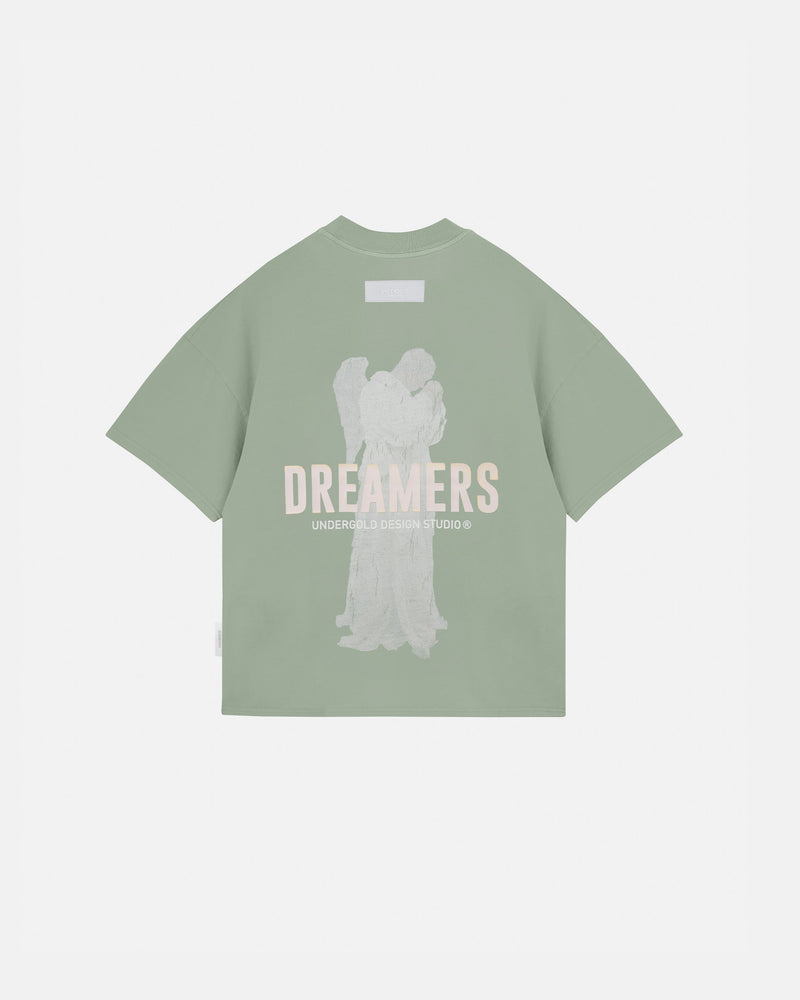 Dreamers The Prayer Boxy Fit T-shirt Green