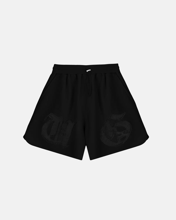 Embroidered UG Biased Shorts Black