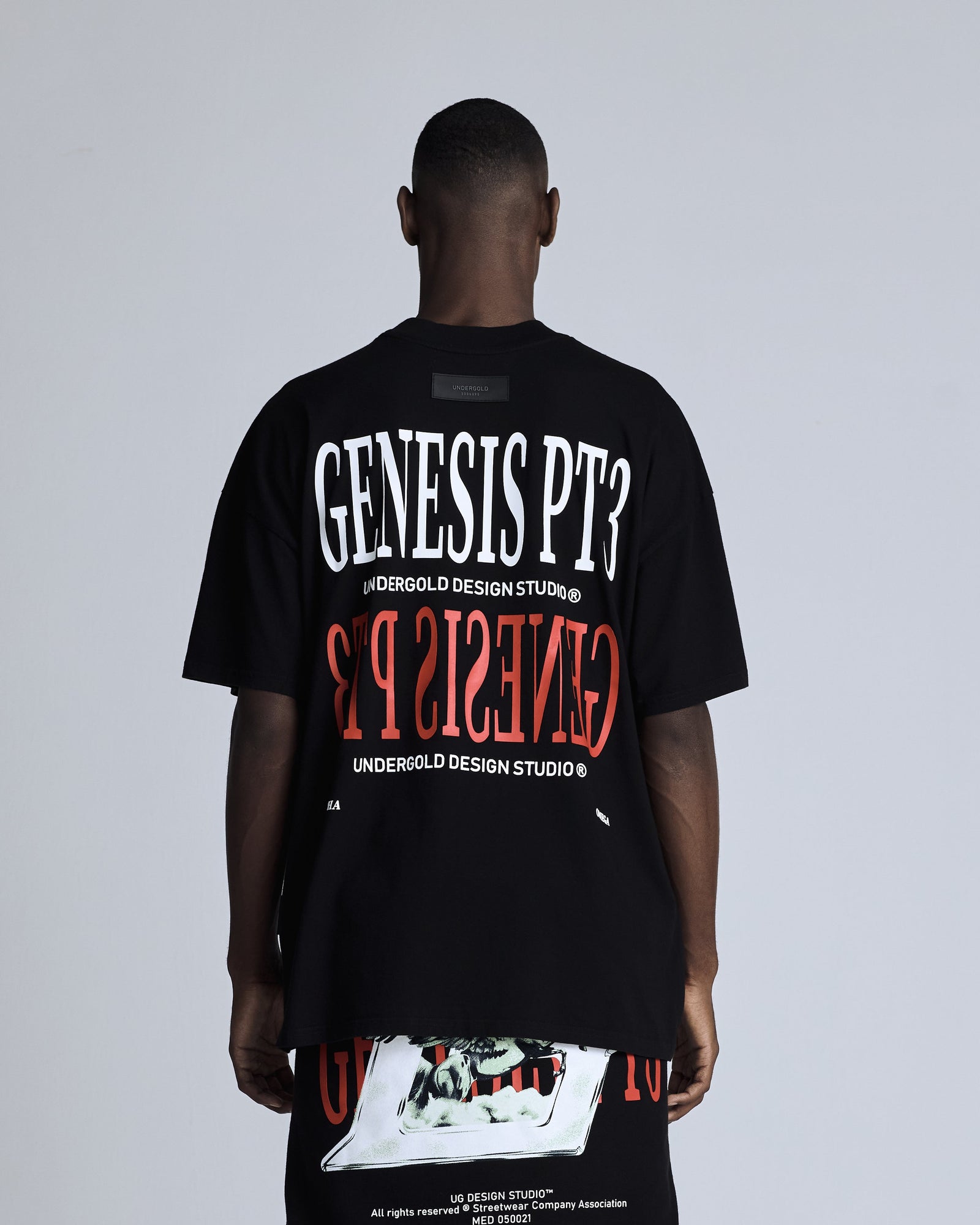 Genesis PT03 Omega Angel T shirt Black UNDERGOLD CORP