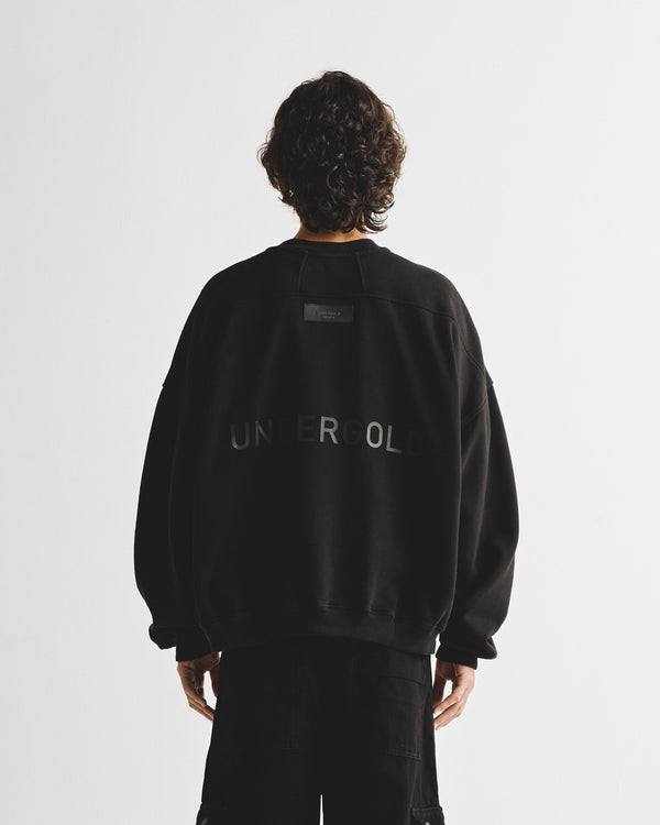 Line Logo Crewneck Black