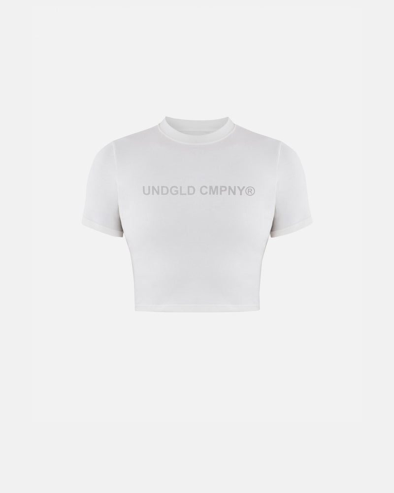 Luminescence UNDGLD CMPNY Baby Tee White