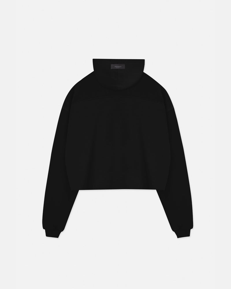 Luminescence UNDGLD CMPNY Cropped Hoodie Black