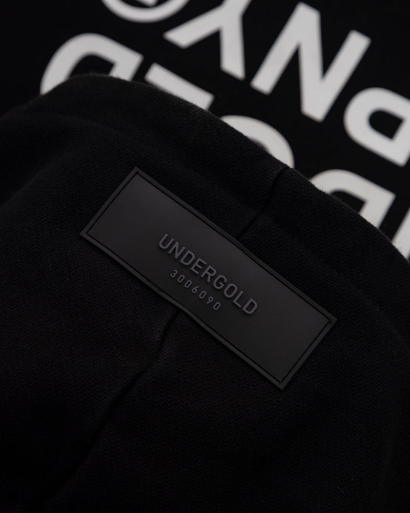 Luminescence UNDGLD CMPNY Cropped Hoodie Black