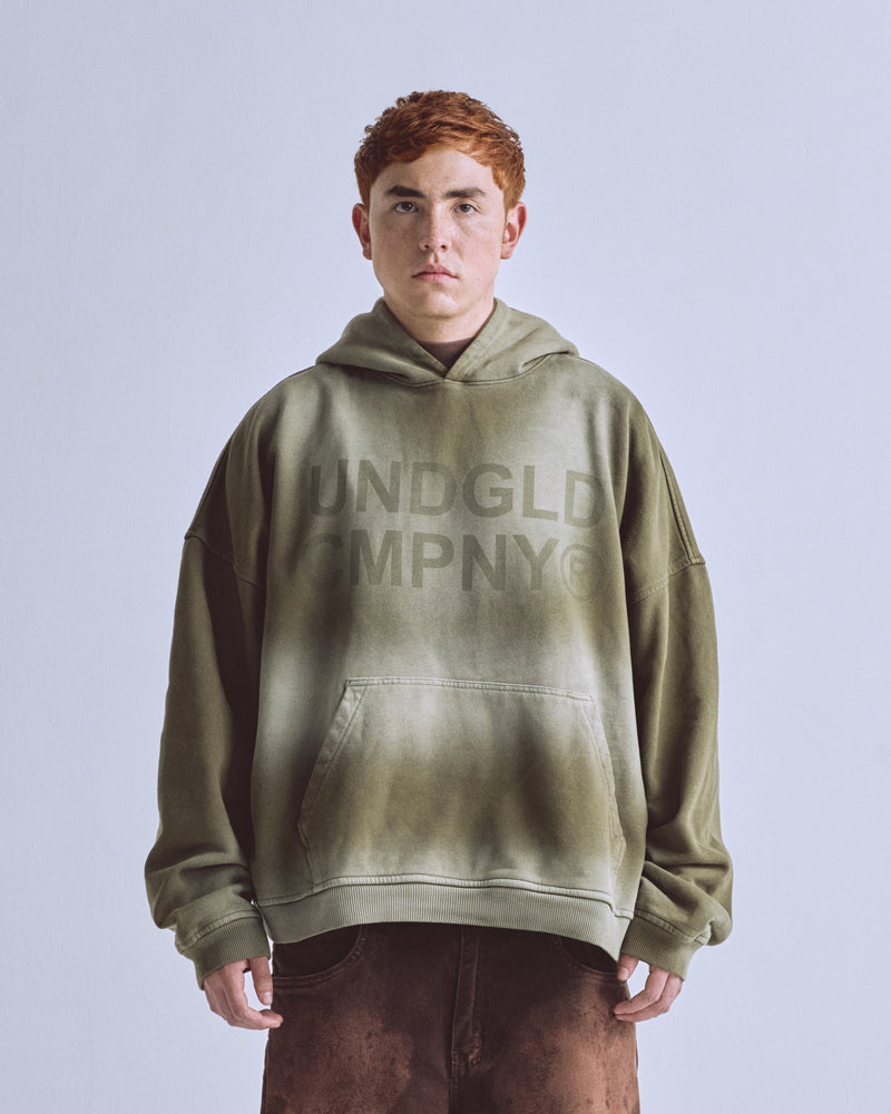 Luminescence UNDGLD CMPNY Hoodie Vintage Green