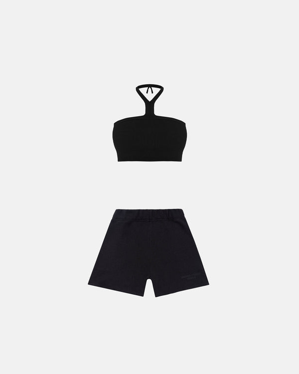 Pack Basics Knit Top & W Basics Undergold Design Studio Knit Short Black