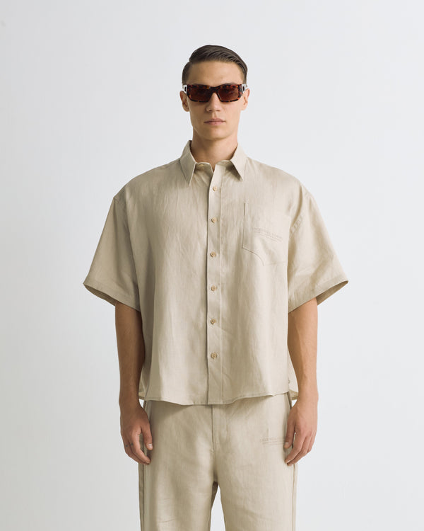 Pack Riviera Linen Short Sleeve Shirt + Basics Linen Pants