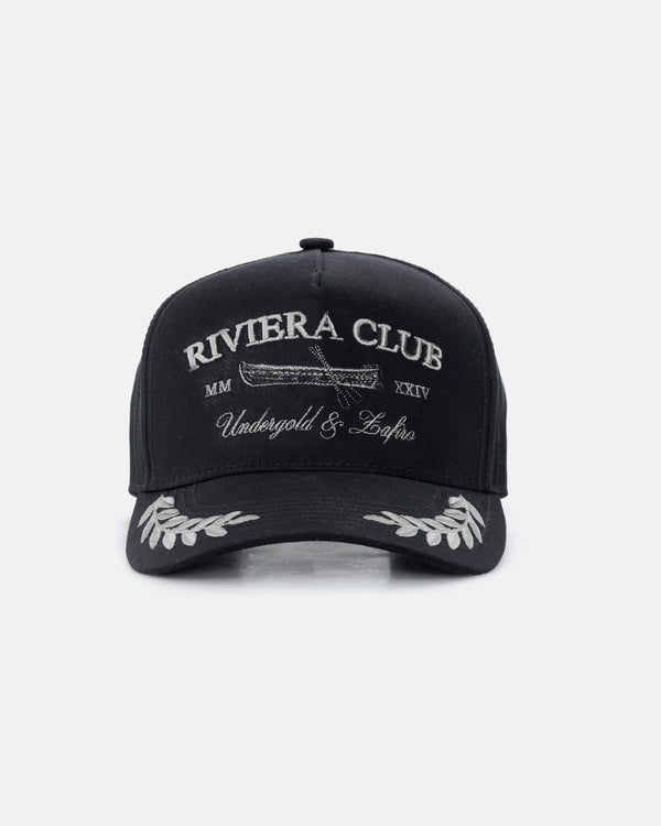 Riviera Club High Crown Cap Black