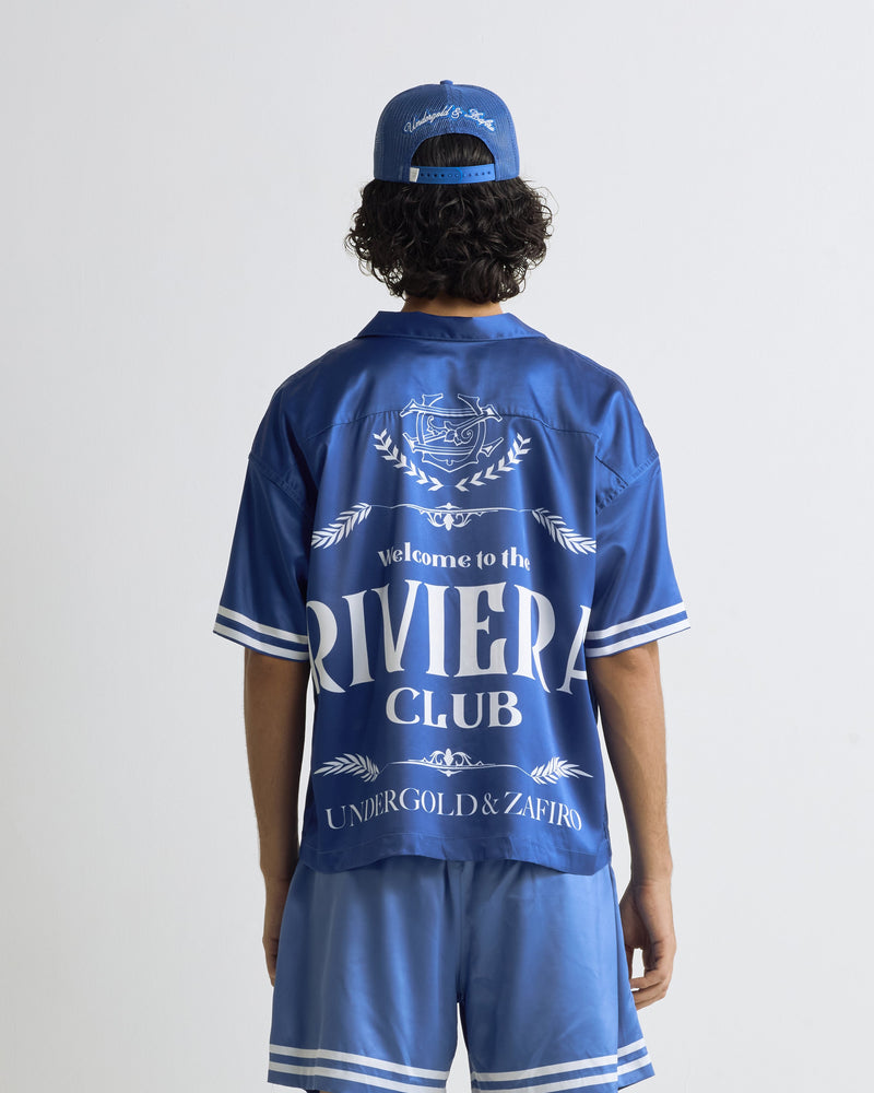 Riviera Club Short Sleeve Shirt Blue