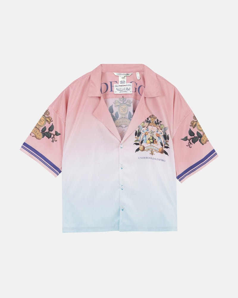 Riviera Fruit Angels Short Sleeve Shirt Pink