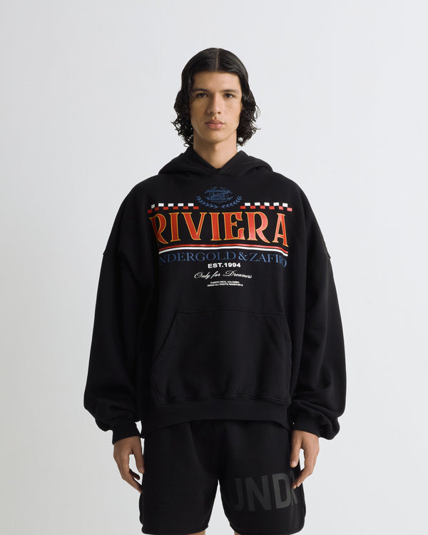 Riviera Racer Hoodie Black