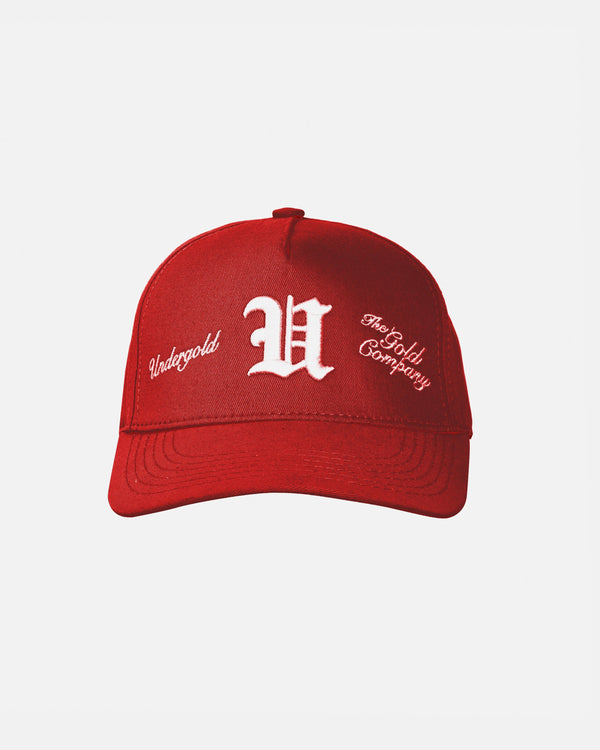 Symphony The Gold Company High Crown Cap Red