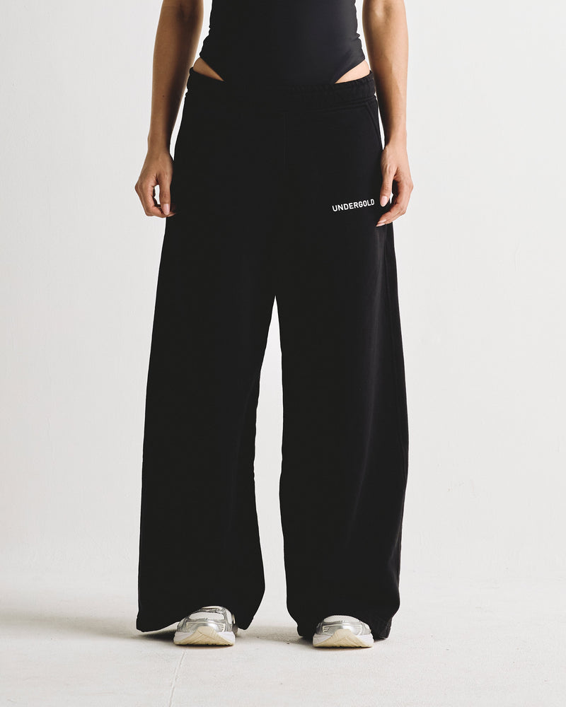 W Basics Wide Straightpants V2 Black