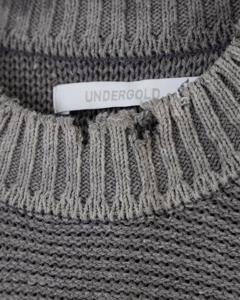 Basics Knit Crewneck Vintage Gray