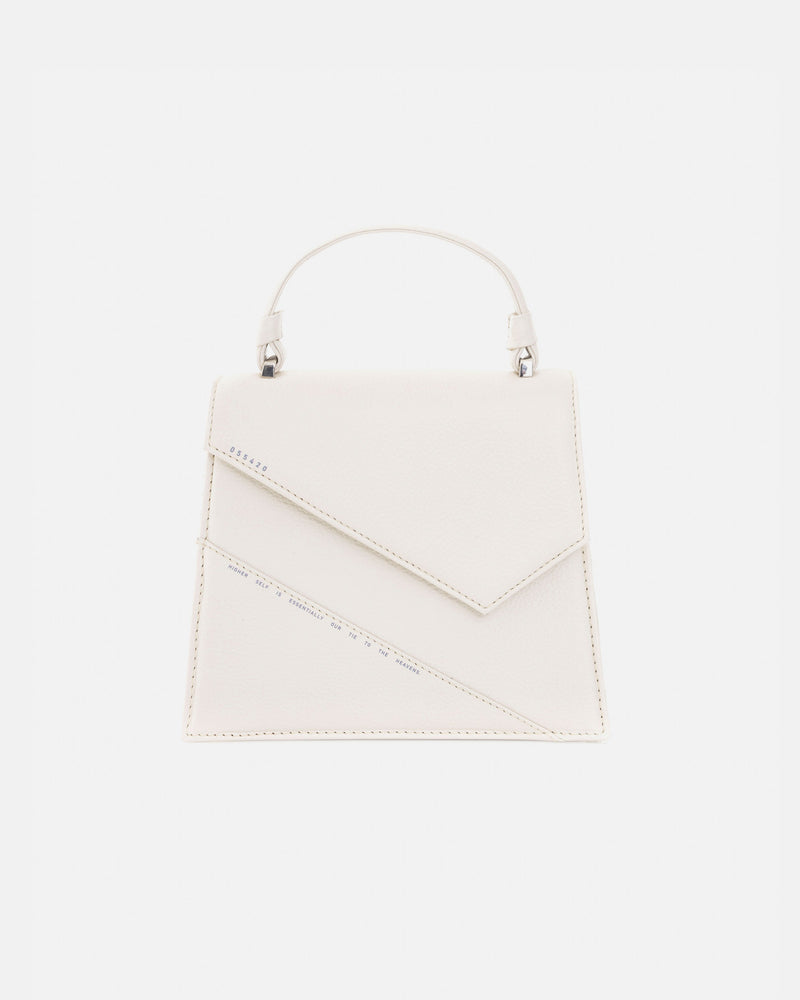 W Basics Leather Mini Hand-Bag Cream