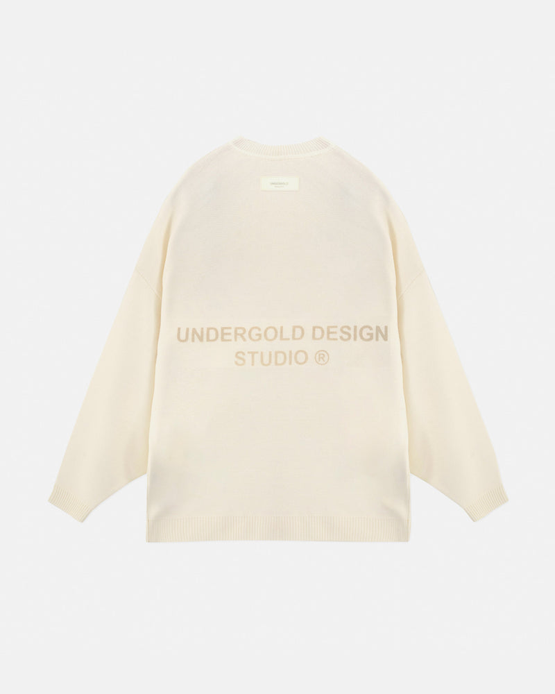 Basics Undergold Design Studio Knit Crewneck Cream