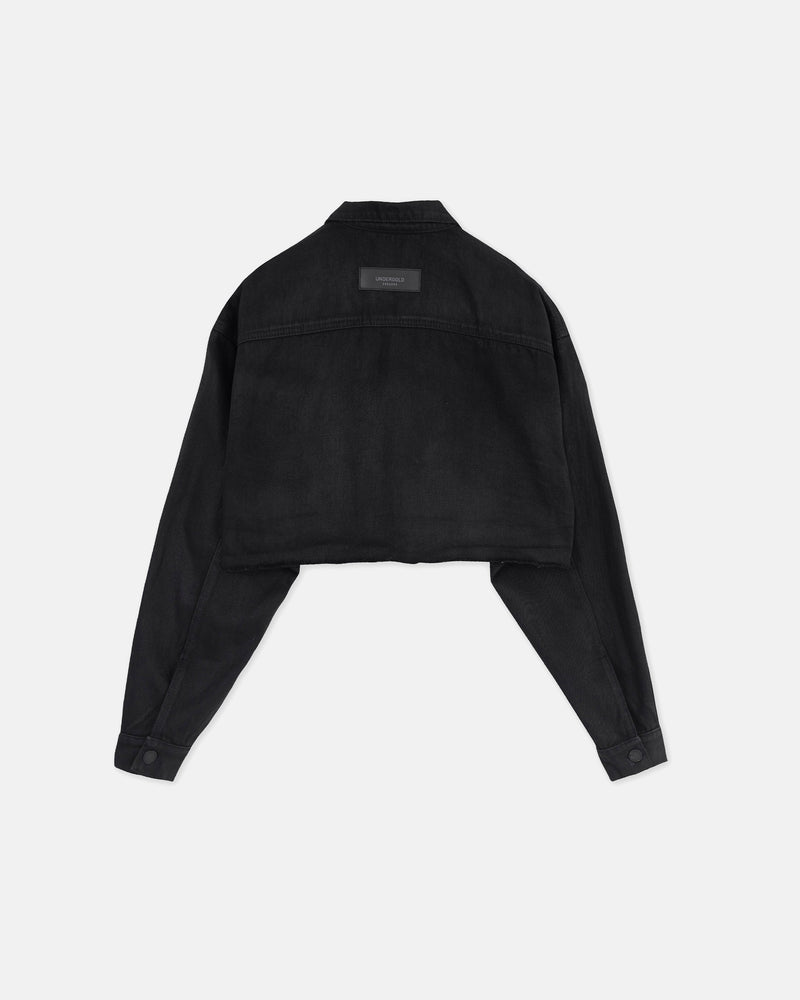 W Basics Cropped Jacket Black