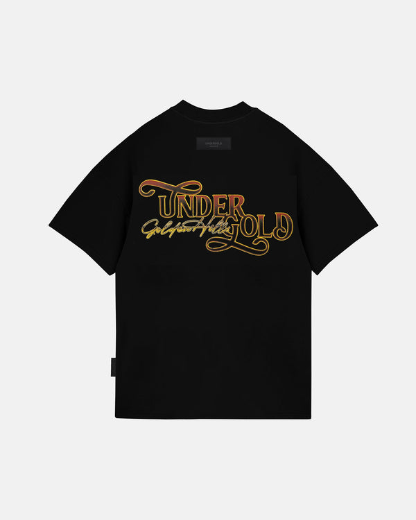 Golden Hills III Vintage Basic T-shirt Black