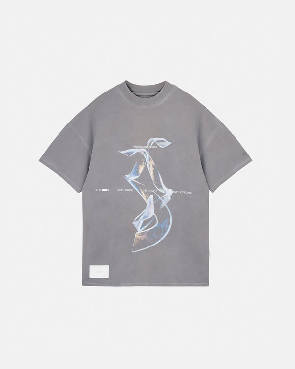Nova Monogram Exclusive T-shirt Vintage Light Gray